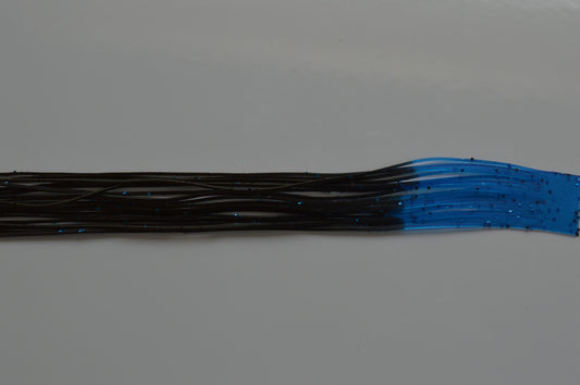 Black with Blue flake and Blue Tip Fine Cut silicon-FFT24