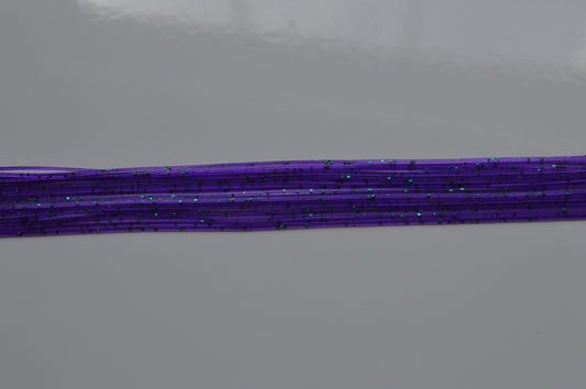 Purple Green flake June Bug Fine Cut silicon skirting-F11