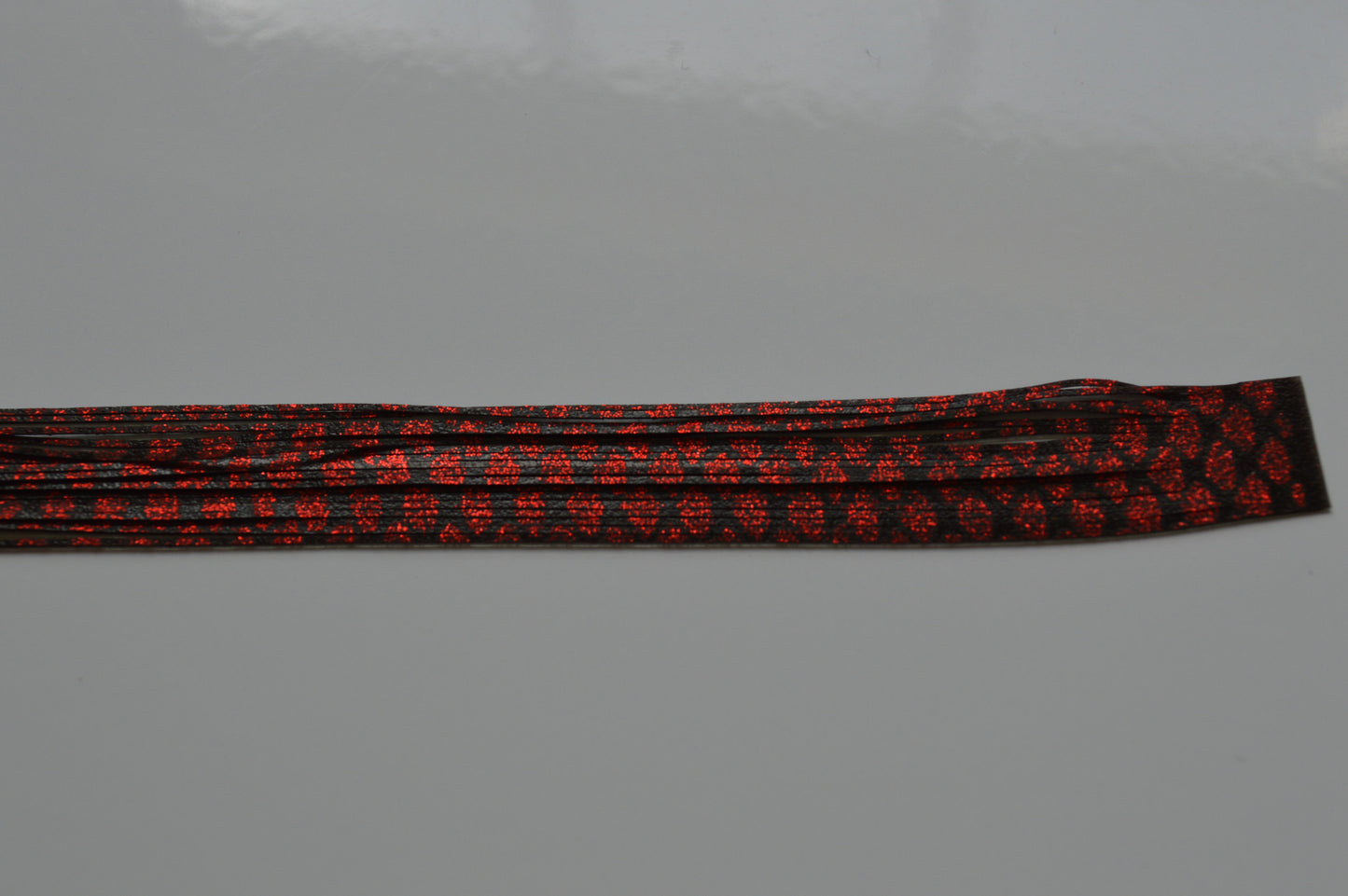 Fine Cut Nature Scales Black with Red  and Red Glitter Fine Cut silicon-FNS4