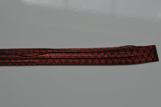 Fine Cut Nature Scales Black with Red  and Red Glitter Fine Cut silicon-FNS4