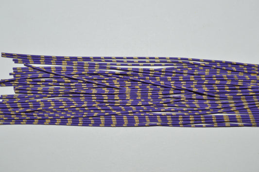 Medium Reptile Living Rubber Purple with Gold Print I-07