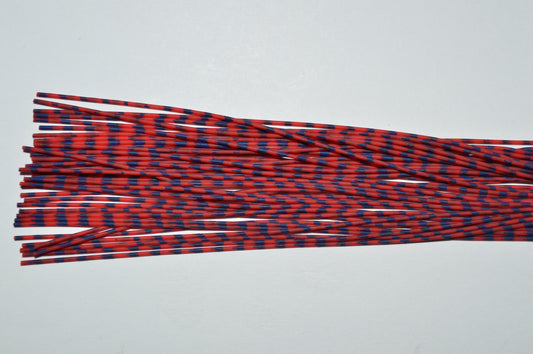 Medium Reptile Living Rubber Red with Blue Print G-01