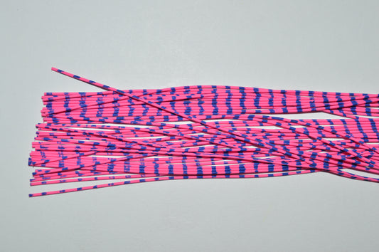 Medium Reptile Rubber Pink with Blue Print J-01