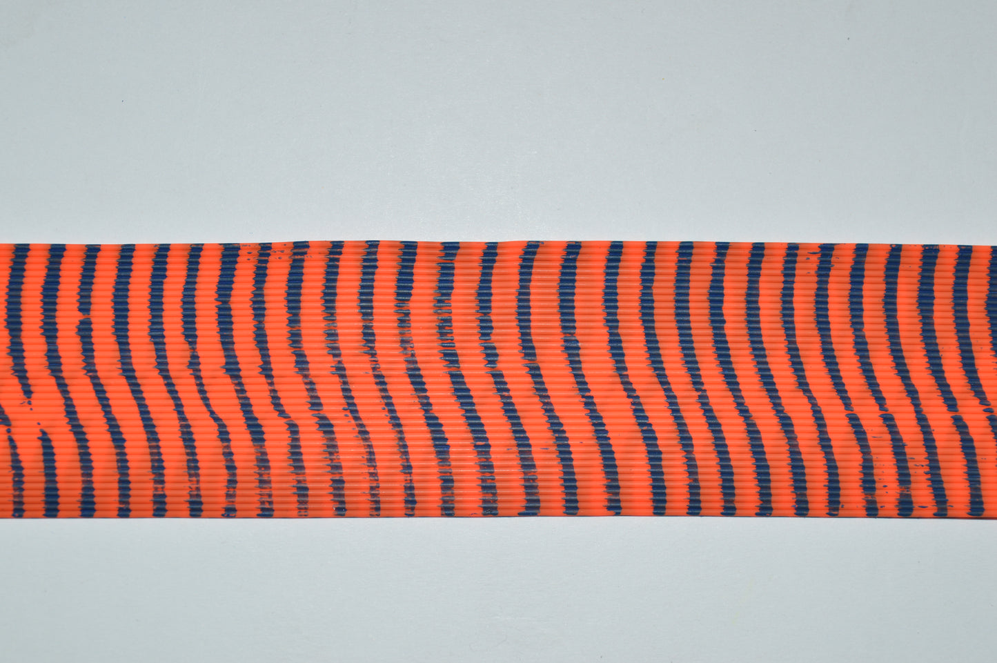 Medium Reptile Living Rubber Orange with Blue Print F-01