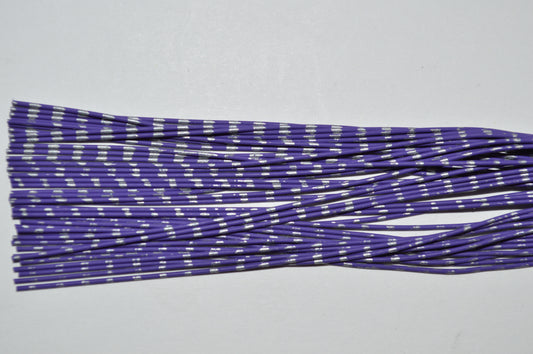 Medium Reptile Living Rubber Purple with Silver Print-I-05