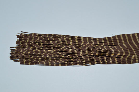 Fine Reptile Living Rubber Brown with Gold Print-D-07