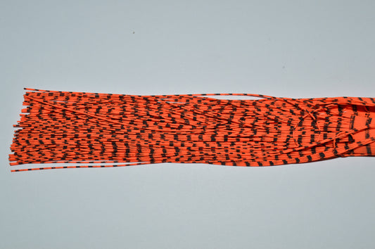 Fine Reptile Living Rubber Orange with Black Print-F-03