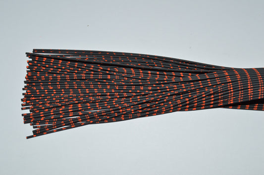 Heavy Reptile Living Rubber Black with Orange print-A-02