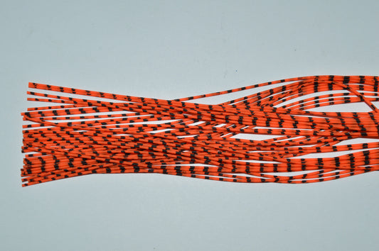 Medium Reptile Living Rubber Orange with Black print-F-03