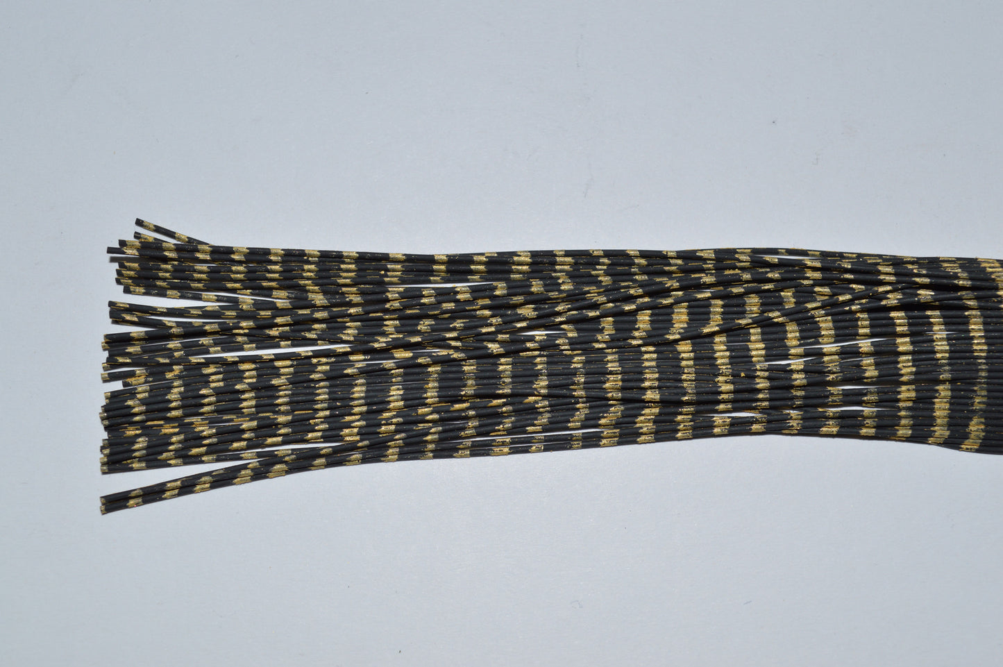 Medium Reptile Living Rubber Black with Gold Print-A-07