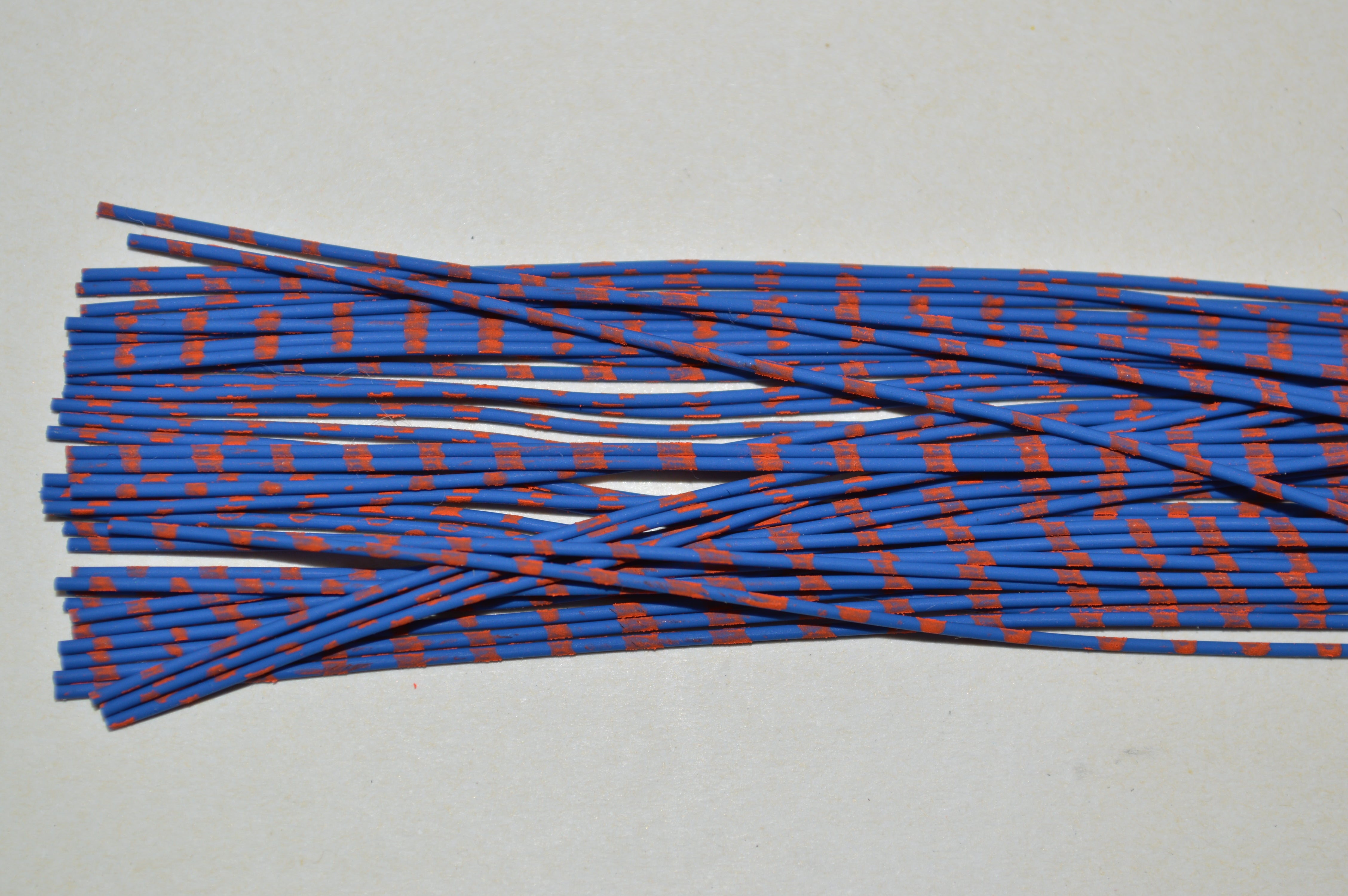 Medium Reptile Living Rubber Blue with Orange Print-E-02 Blue Blaze ...