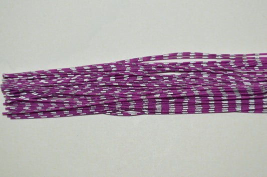 Fine Reptile Living Rubber Fuchsia with Silver Print-N-05