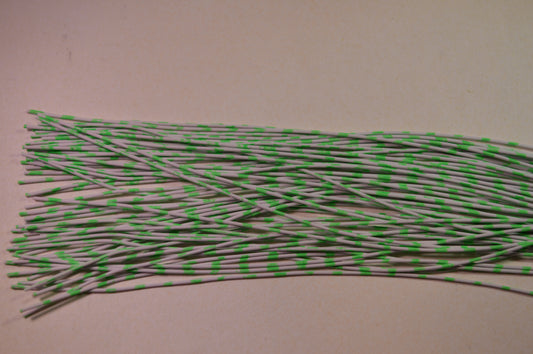 Fine Reptile Living Rubber White with Lime Print-B-04