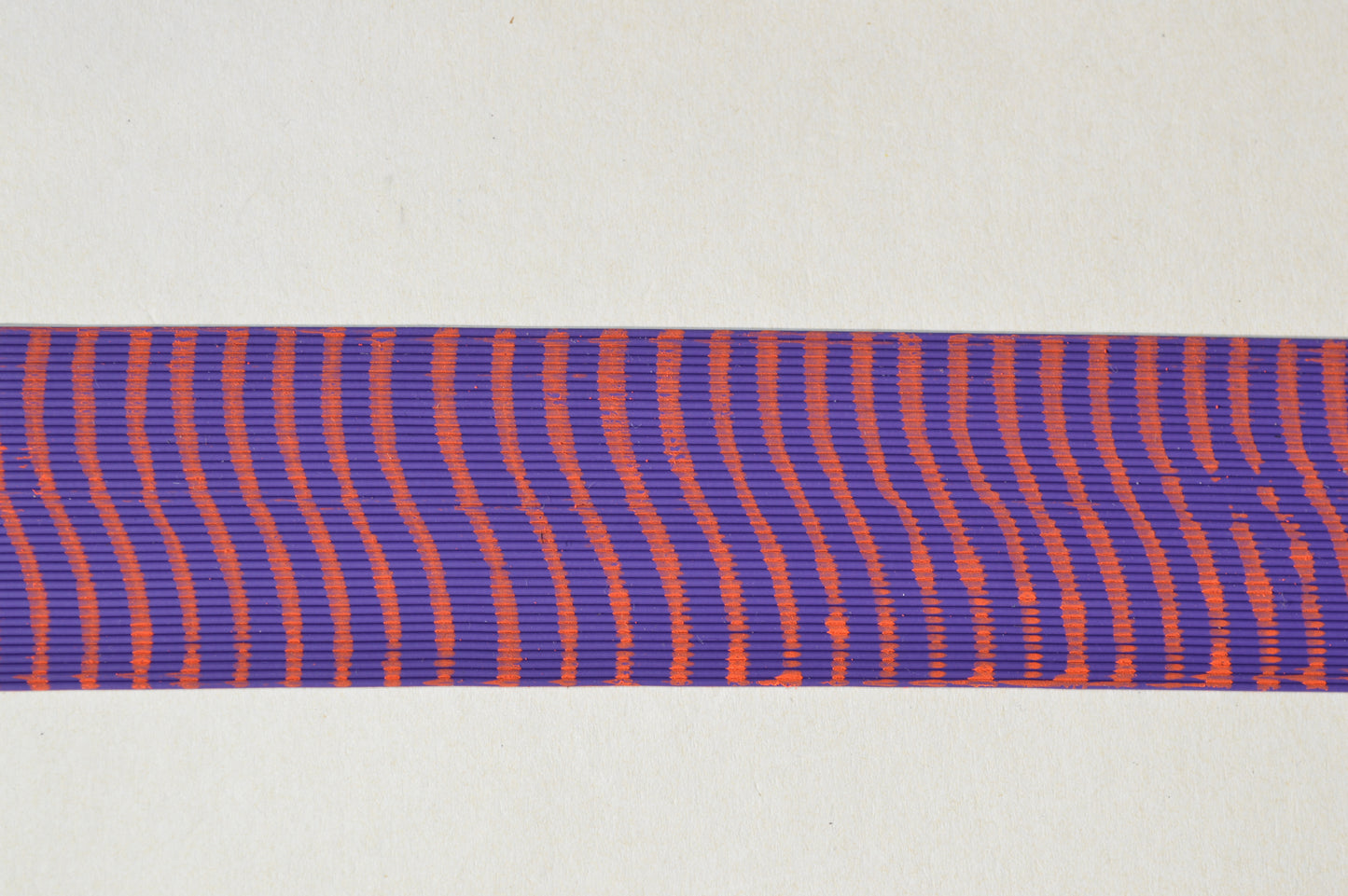 Medium Reptile Living Rubber Purple with Orange Print-I-02 Purple Radish Craw