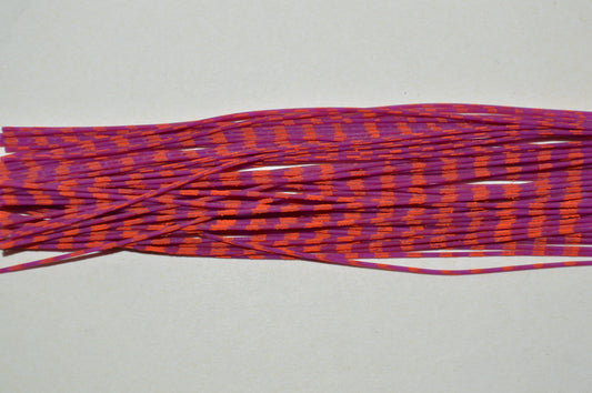 Fine Reptile Living Rubber Fuchsia with Orange Print-N-02