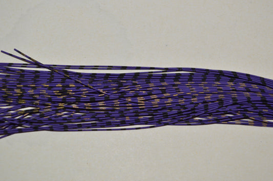 Fine Reptile Living Rubber Purple with Black Print on 1 Side and Gold Print on the other side-I-03-07