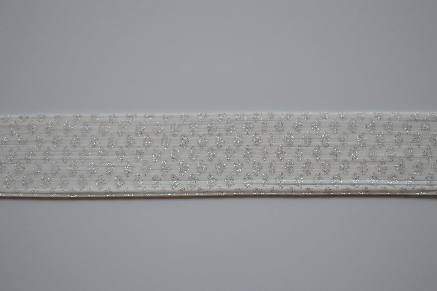 Snow White with Silver Glitter silicon skirting-NS6