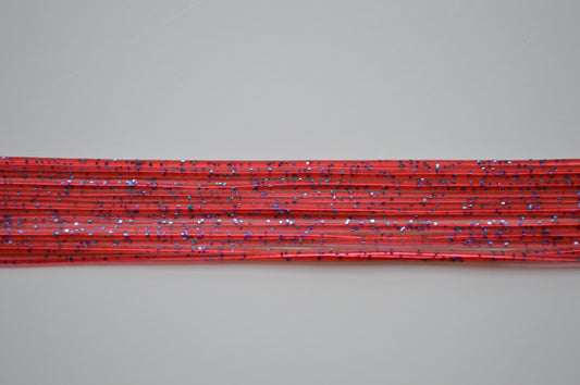 Red/Blue Flake (Plum) silicon skirting material-MPF12