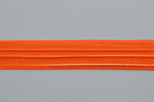 Hot Blaze Orange with Gold flake silicon skirting-FG8