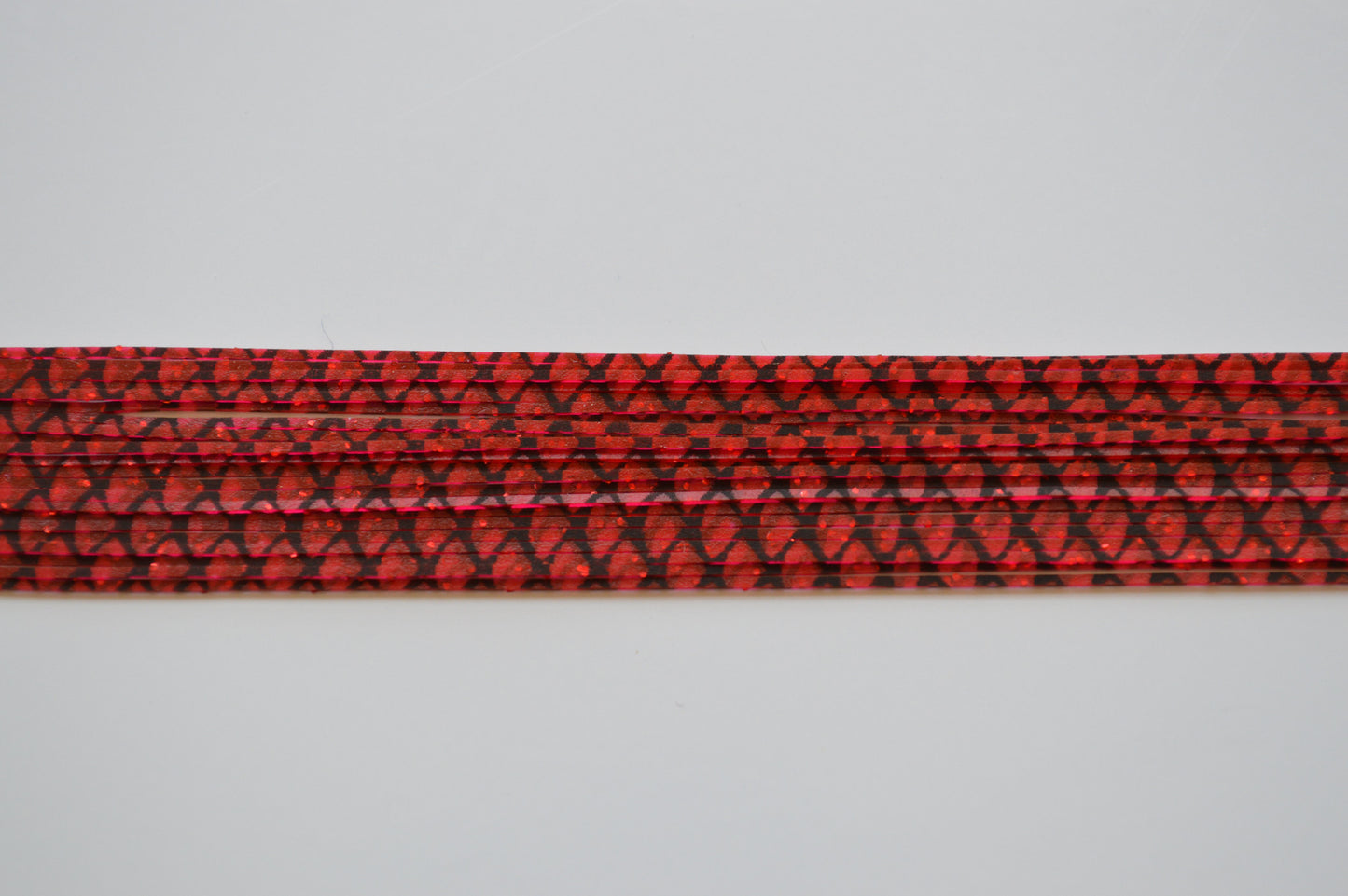 Red with Red flake and Black silicon skirting-FS2