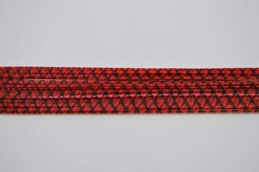 Red with Red flake and Black silicon skirting-FS2