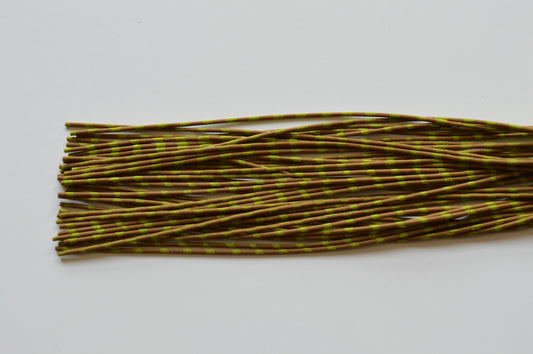 Medium Reptile Rubber Green Pumpkin with Chartreuse Print-K-06