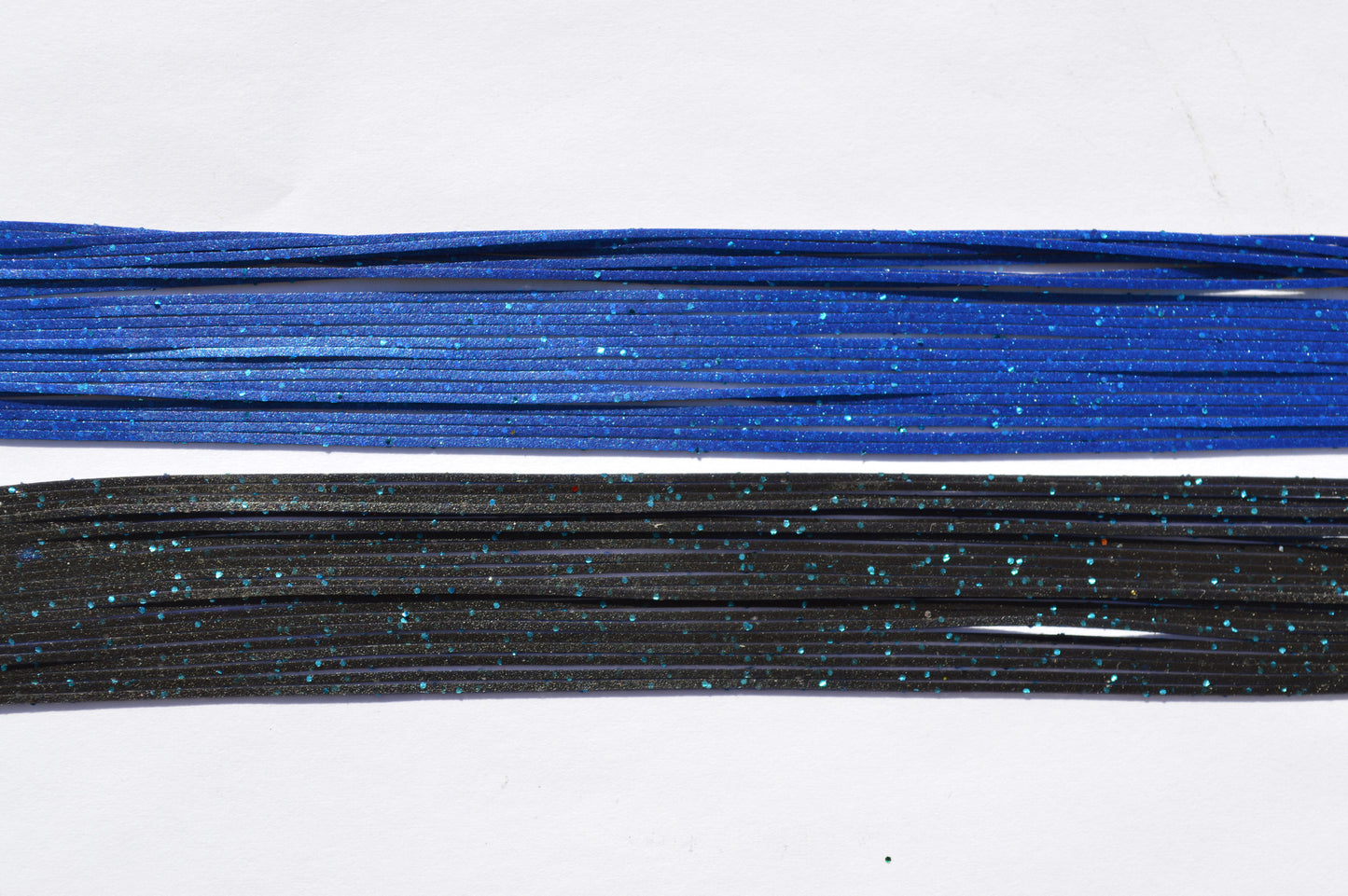 Black with Blue flake on 1 side, Metallic Blue with Blue flake on the other side-LM1