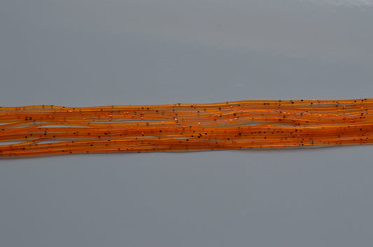 Orange with Orange and Black Fine Cut silicon-F46