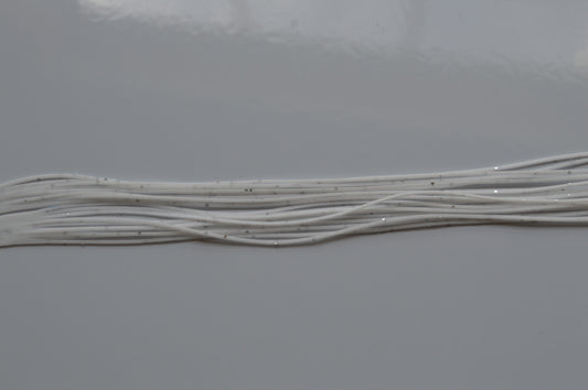White with Silver flake Fine Cut silicon-F28