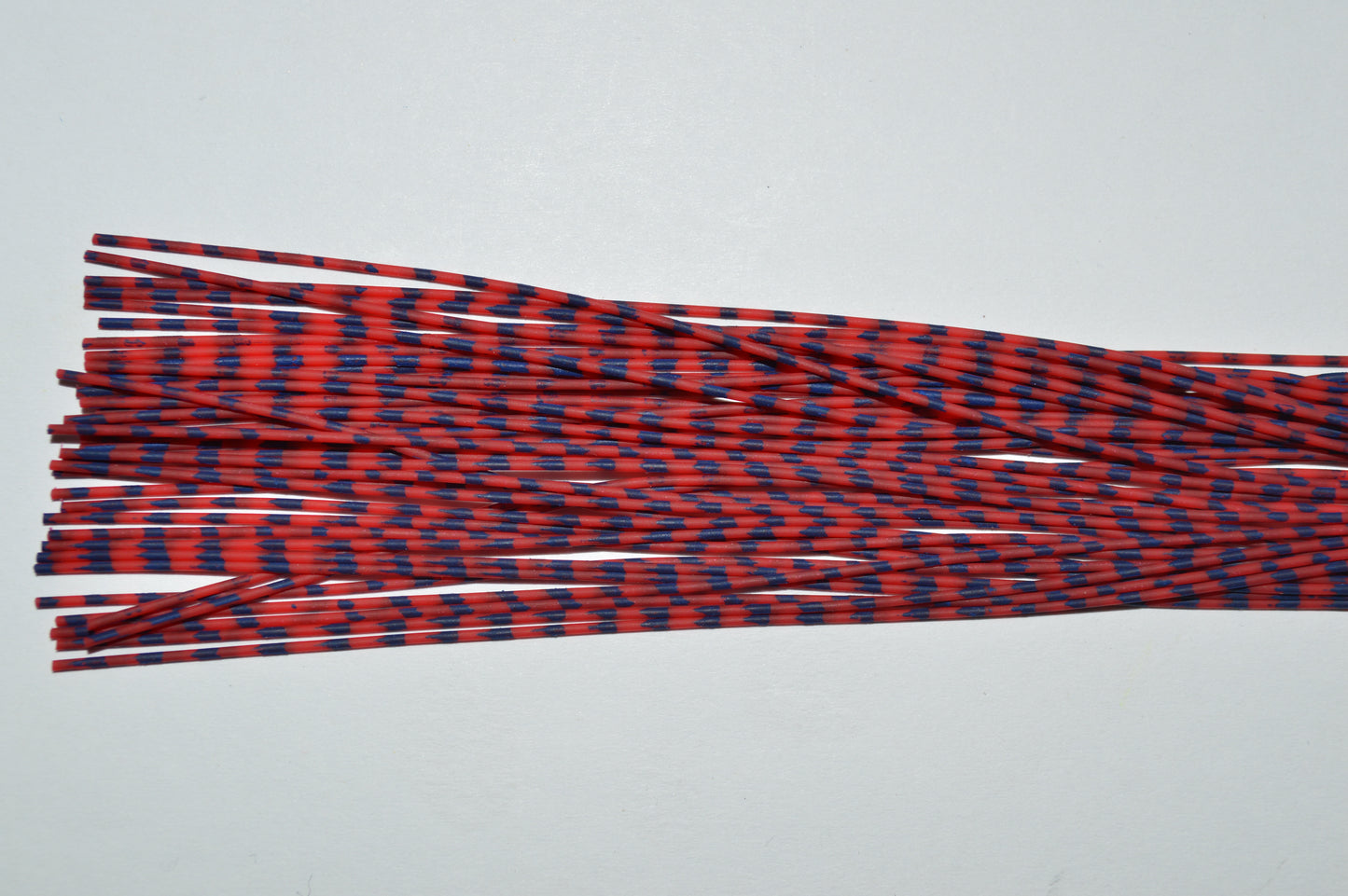 Medium Reptile Rubber Red with Blue Print G-01