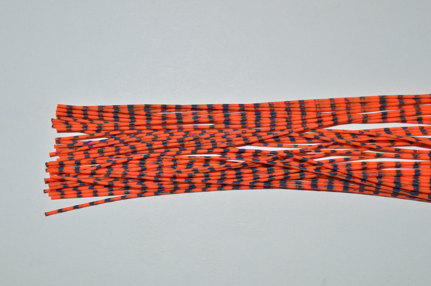 Medium Reptile Rubber Orange with Blue Print F-01