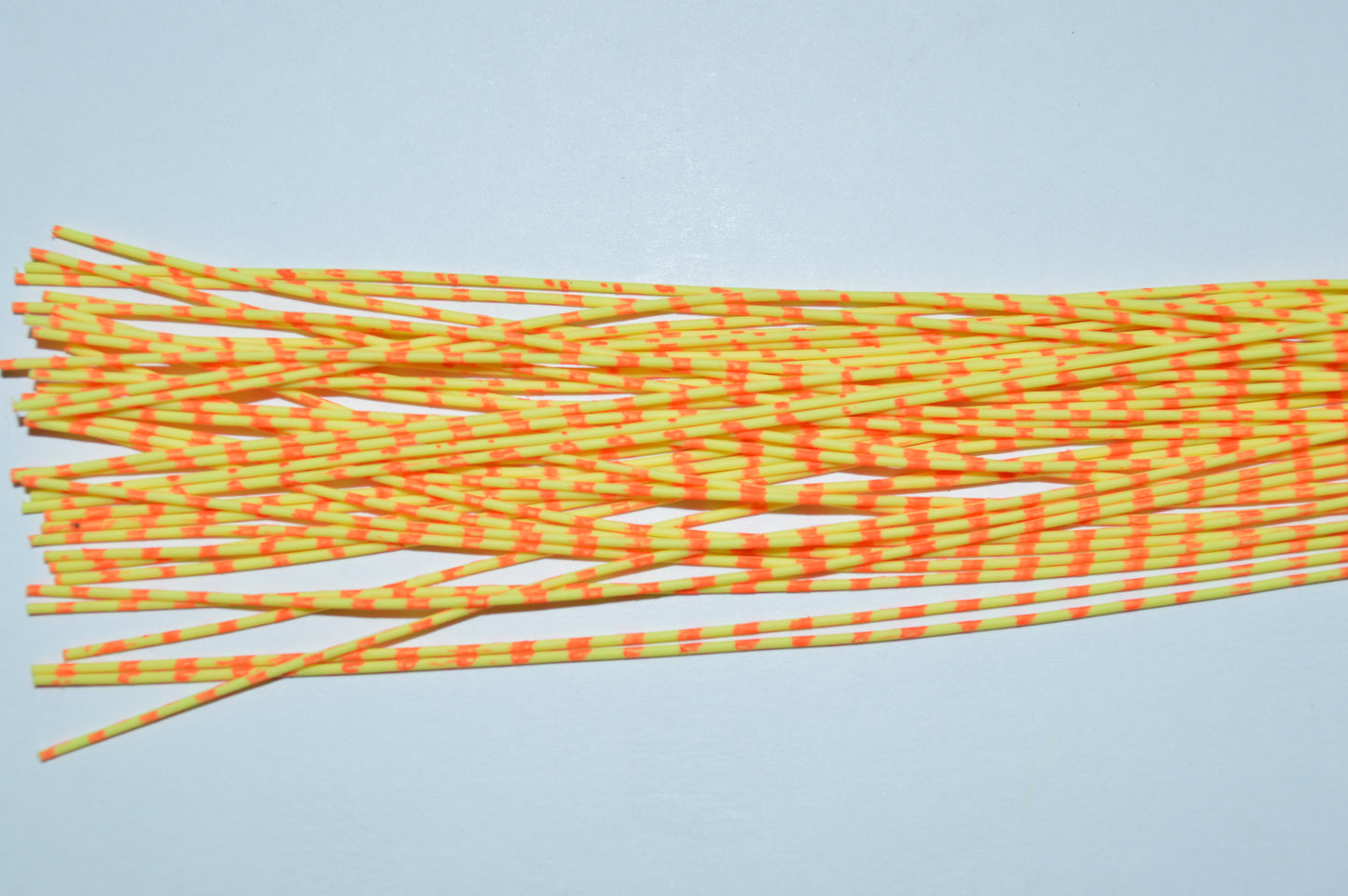 Medium Reptile Rubber Chartreuse with Orange Print C-02