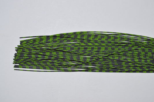 Fine Reptile Living Rubber Black with Chartreuse Print A-06