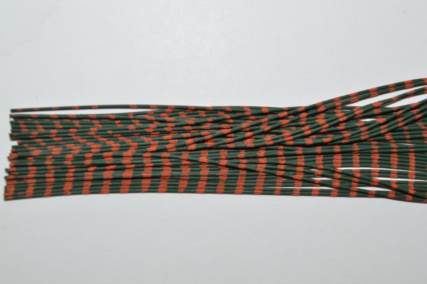 Medium Reptile Rubber Dark Green Pumpkin with Orange print-L-02