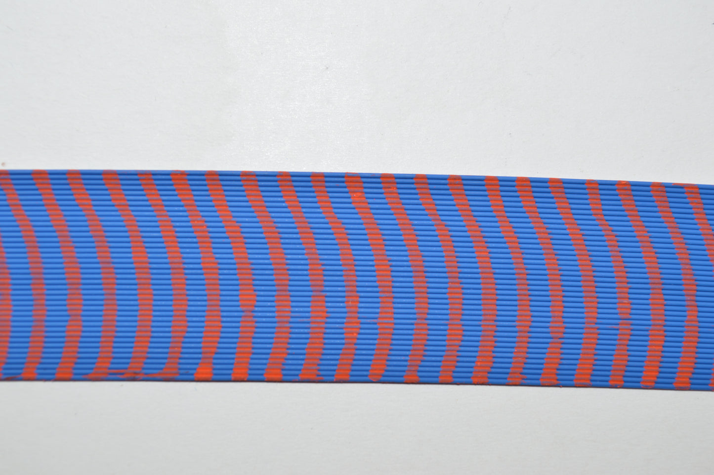 Fine Reptile Rubber Blue with Orange print-E-02