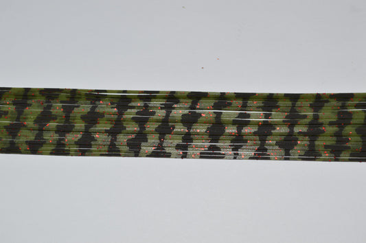 Watermelon with Red Flake Barbed Wire silicon skirting-BW16
