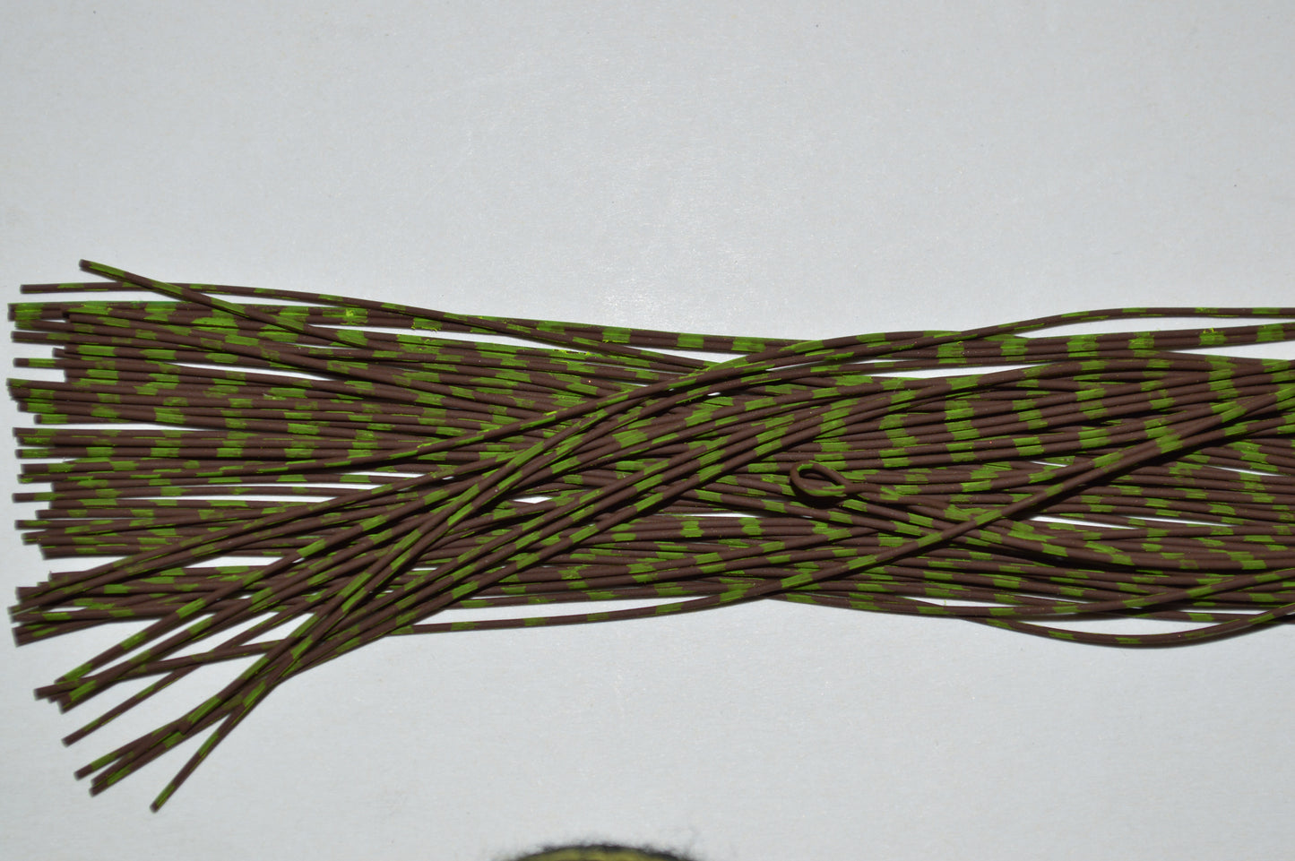 Fine Reptile Rubber Brown with Chartreuse Print-D-06