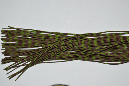 Fine Reptile Living Rubber Brown with Chartreuse Print-D-06