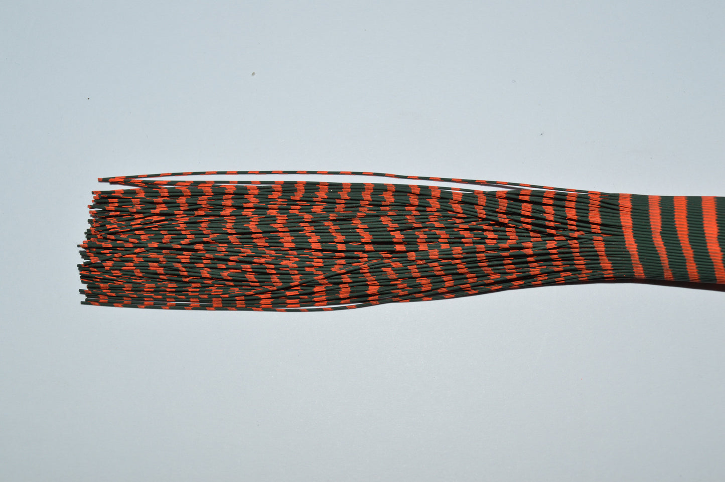 Fine Reptile Living Rubber Dark Green Pumpkin with Orange Print-L-02
