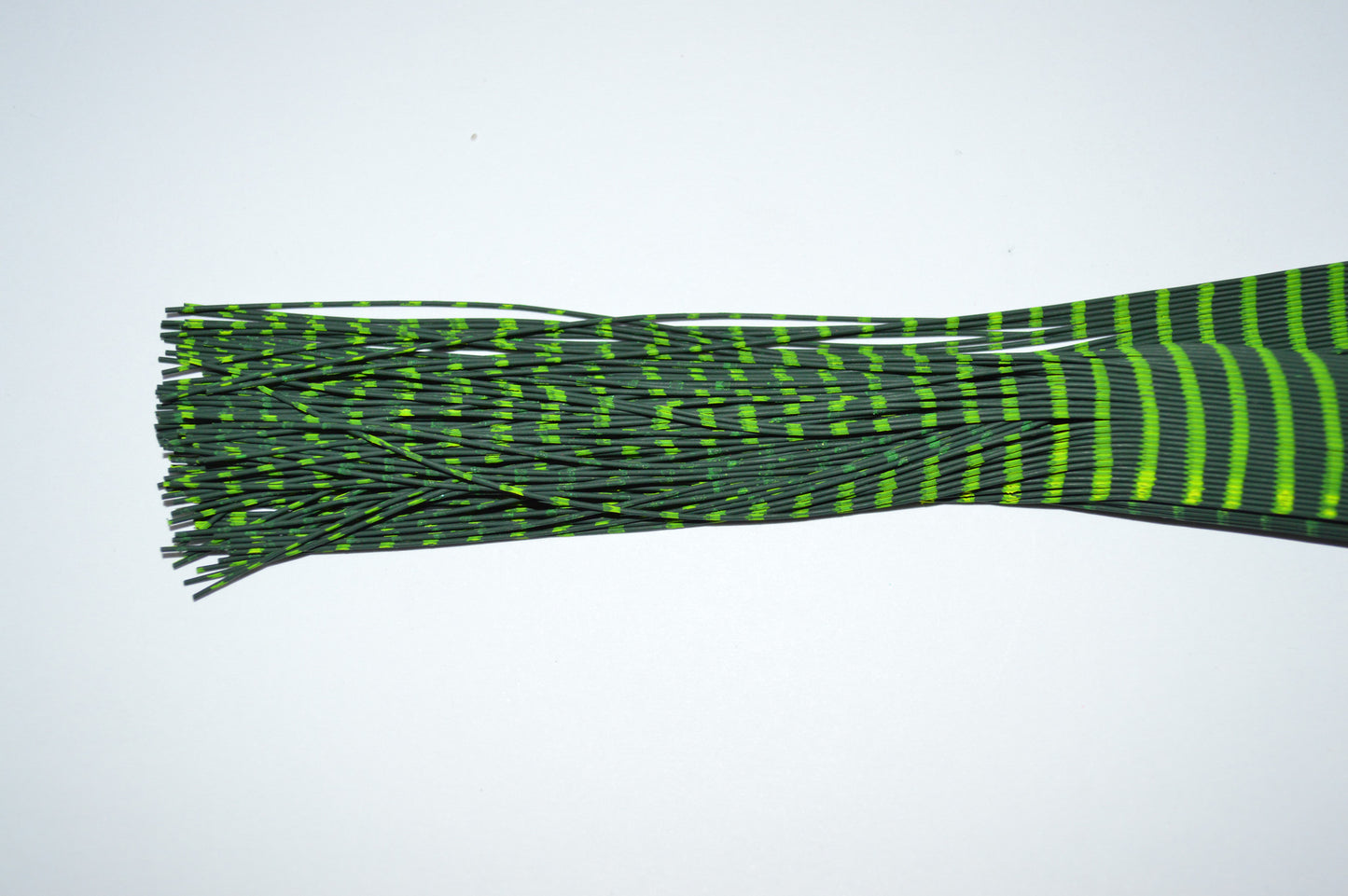 Fine Reptile Living Rubber Dark Green Pumpkin with Lime Print on 1 side and Chartreuse Print on the other-L-04-06