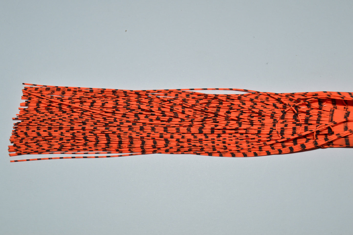 Fine Reptile Rubber Orange with Black Print-F-03