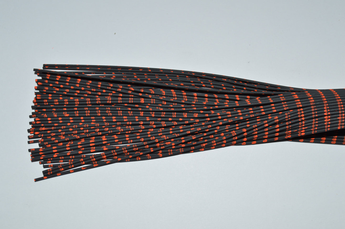 Heavy Reptile Rubber Black with Orange print-A-02