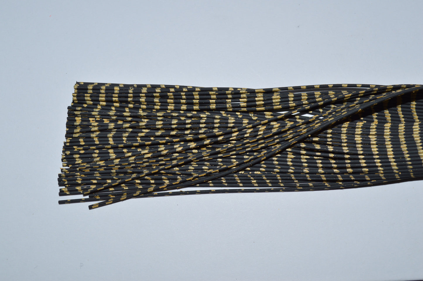 Heavy Reptile Rubber Black with Gold Print-A-07