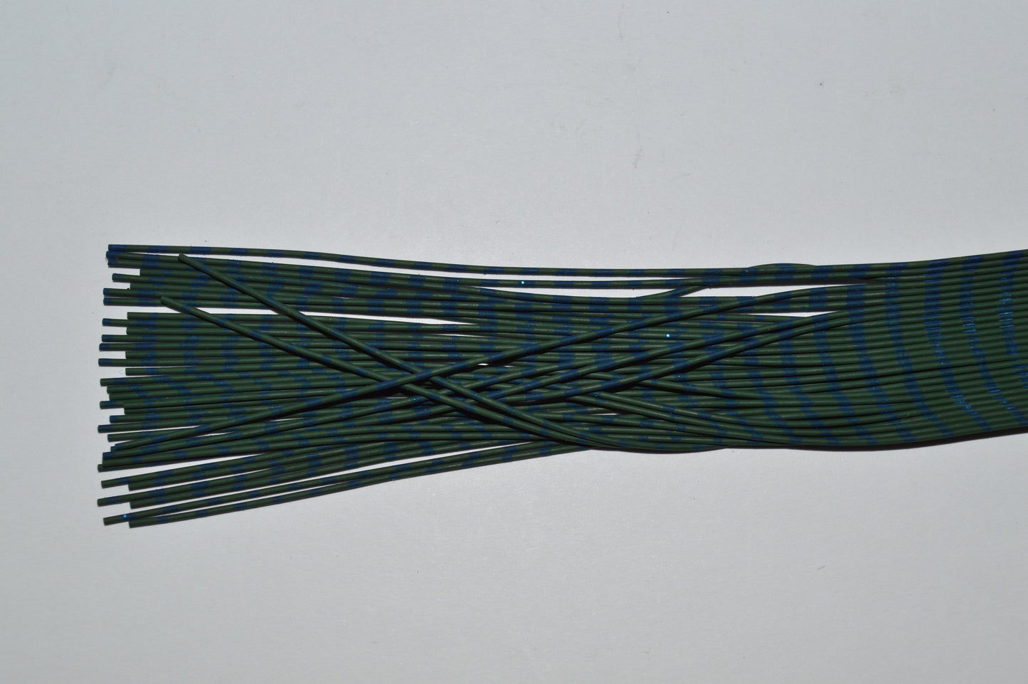 Medium Reptile Rubber Dark Green Pumpkin with Blue Print-L-01