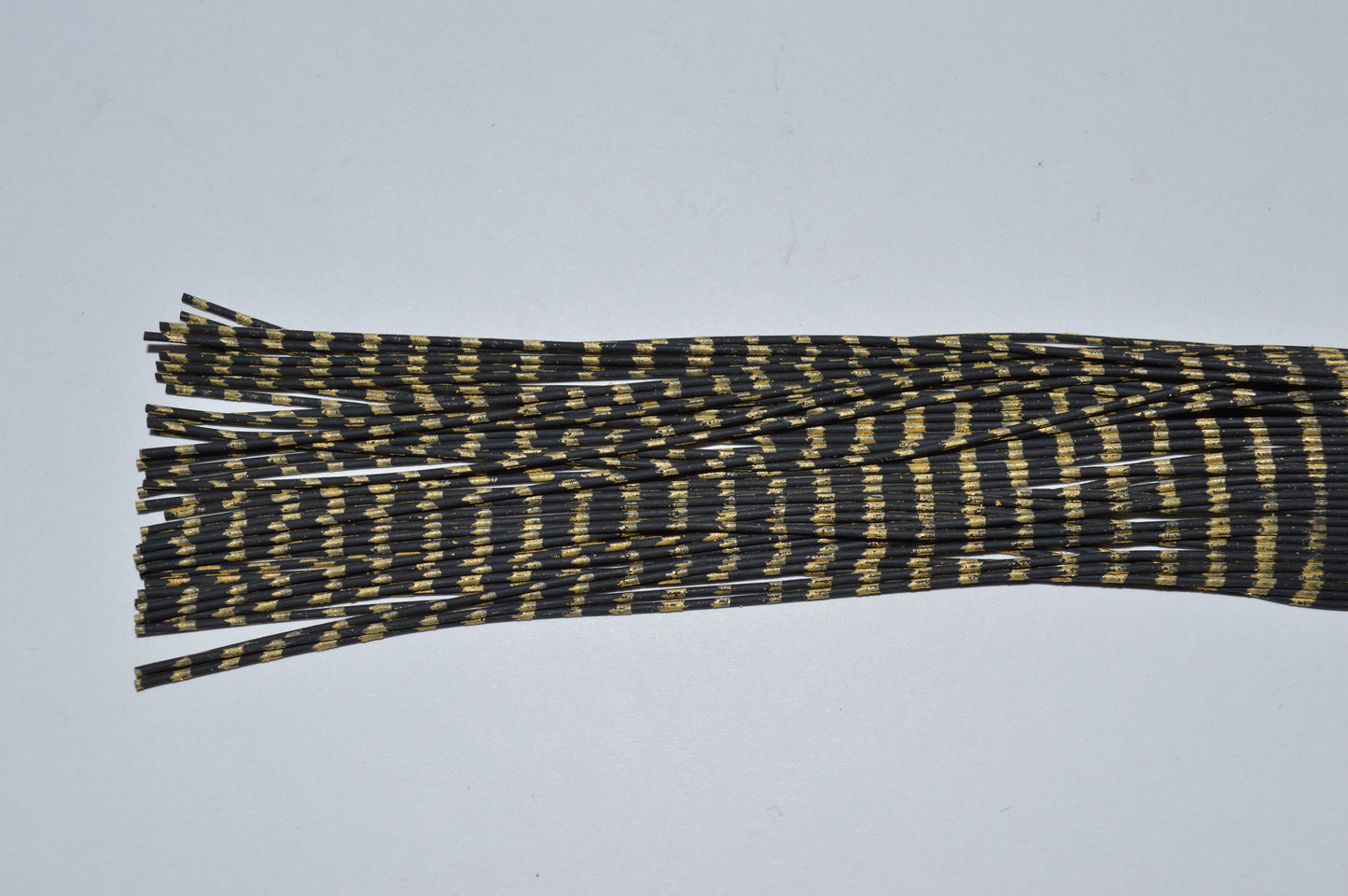 Medium Reptile Living Rubber Black with Gold Print-A-07 Black Gold