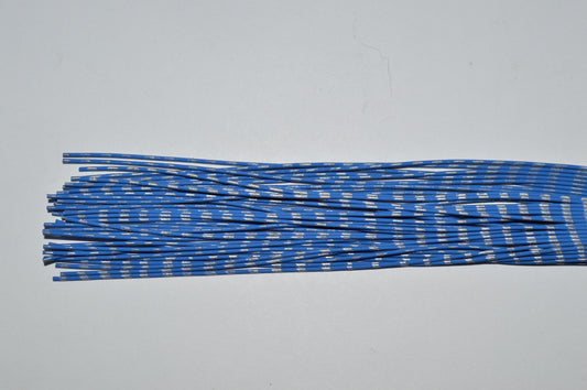 Medium Reptile Living Rubber Blue with Silver Print-E-05