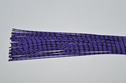 Medium Reptile Living Rubber Purple with Black Print-I-03 Purple Reign